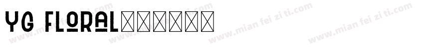 YG Floral字体转换